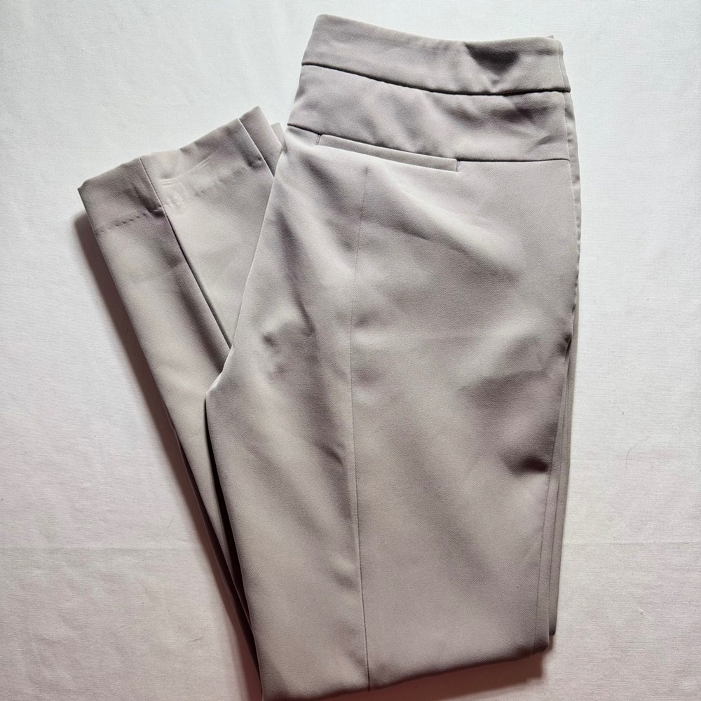 Adrianna Papell Womens 6‎ Taupe Tailored Straight Leg Dress Pants AD1S300257
